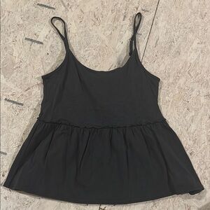 UpWest Black Peplum Camisole